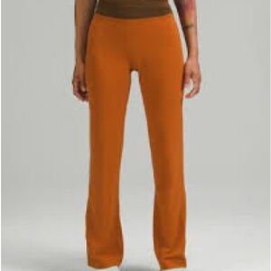 lululemon athletica Women's Orange Straight Leg Pants